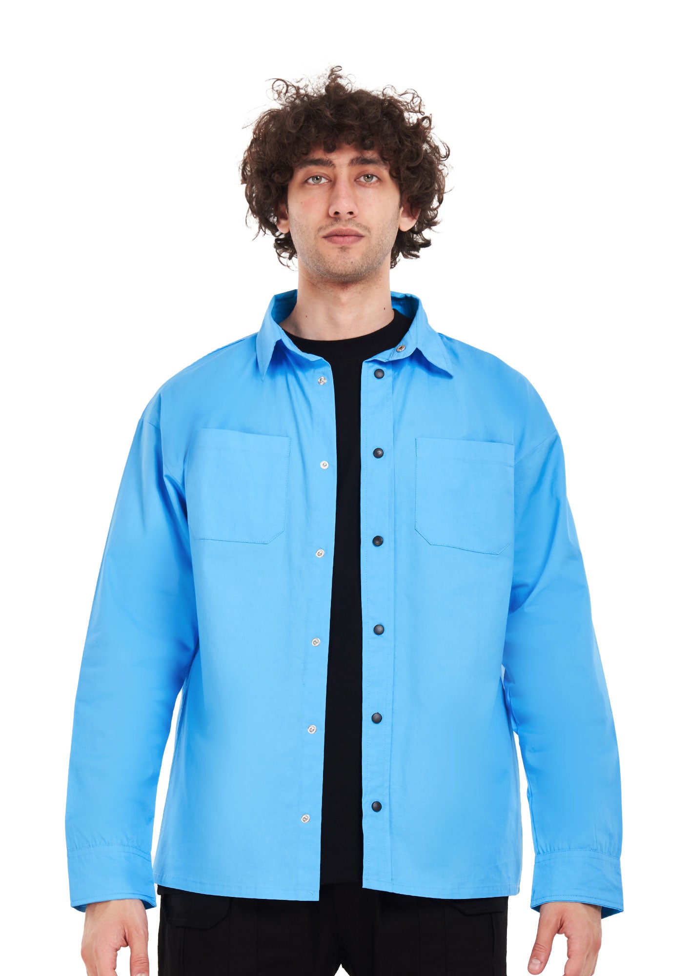 Sky Blue Men Shirt